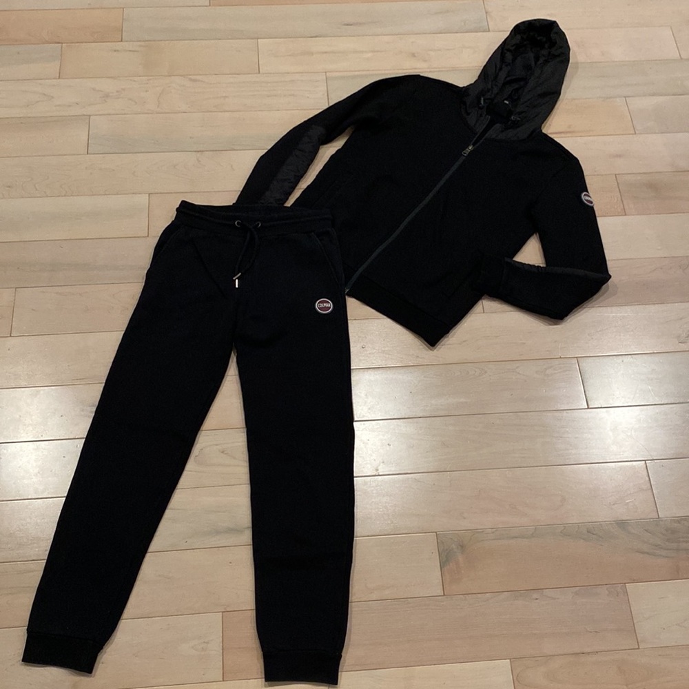Colmar soft fleece cotton sweatpants zip hoodie jacked track suit set